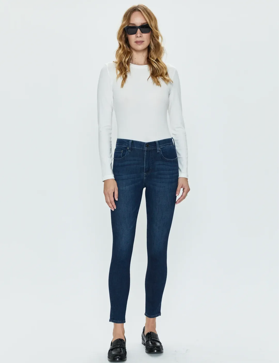 Audrey Mid Rise Skinny Jeans, Campus