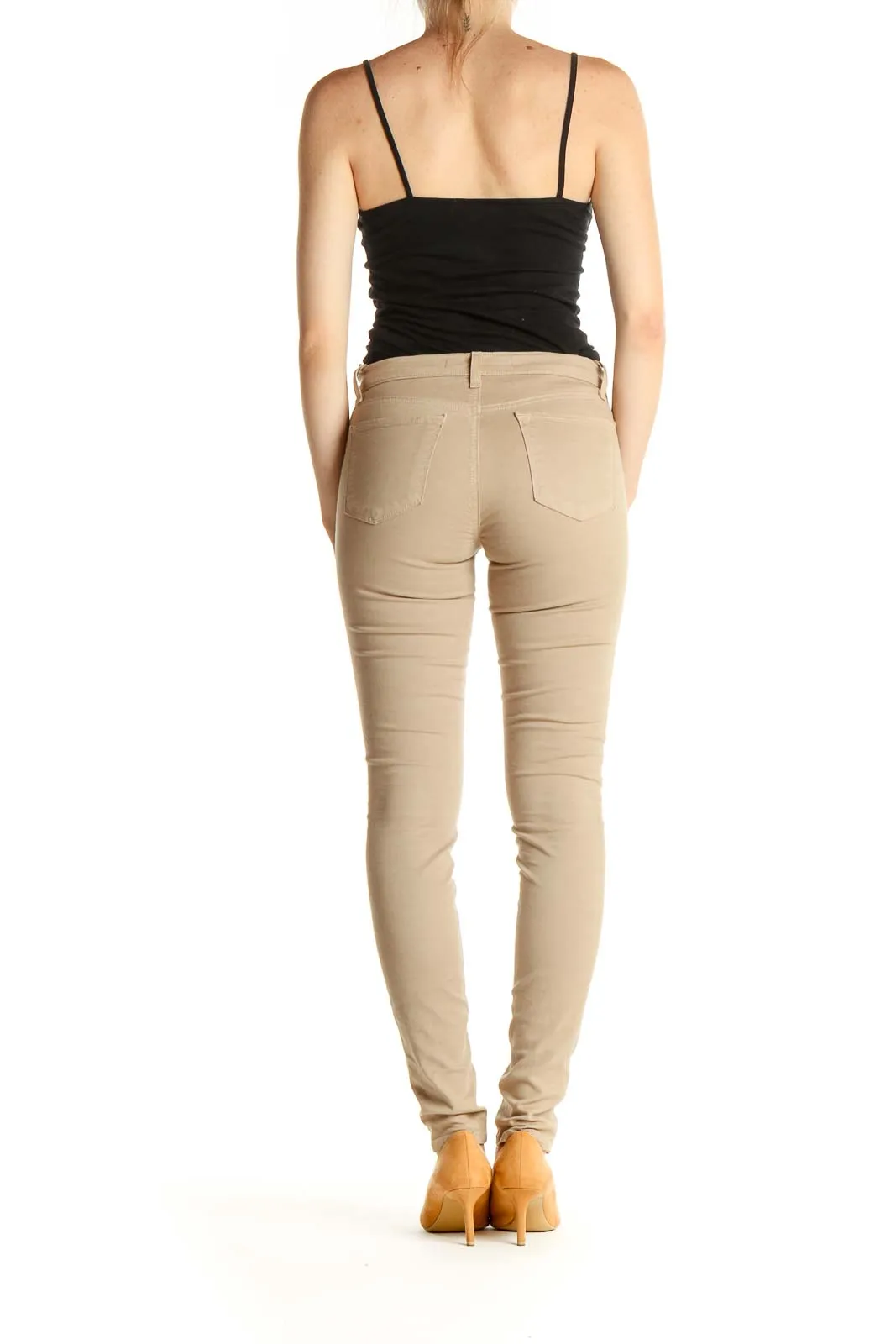 Beige Skinny Jeans