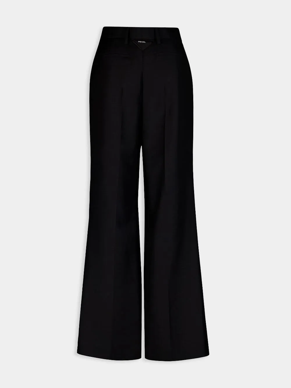 Black Wide-Leg Trousers