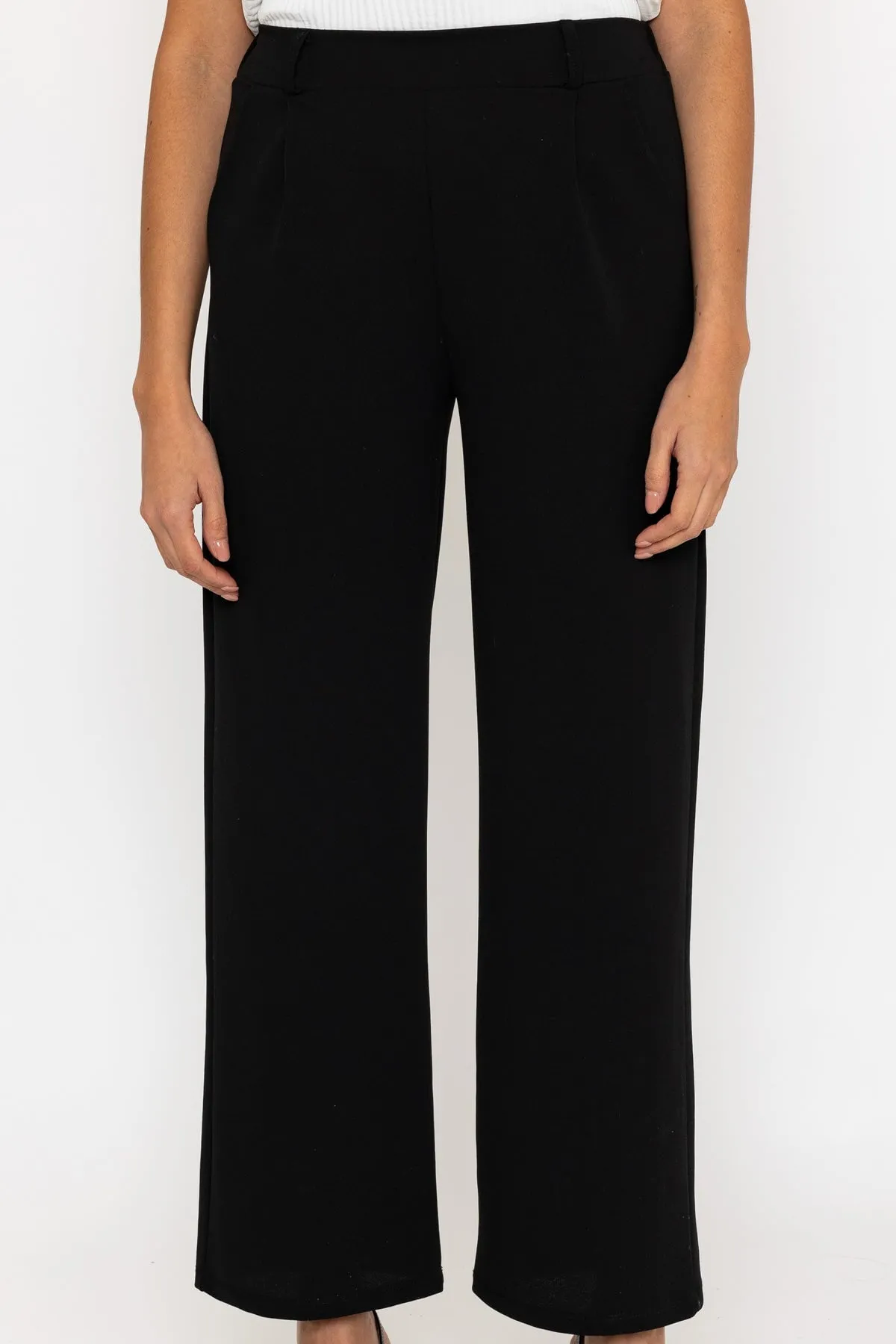 Black Wide Leg Trousers