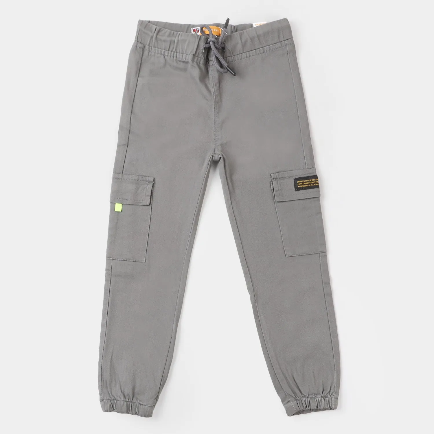 Boys Cotton Pant All Year Around - Grey