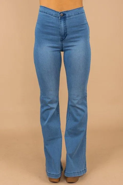 Break It Down Medium Wash Flare Jeans