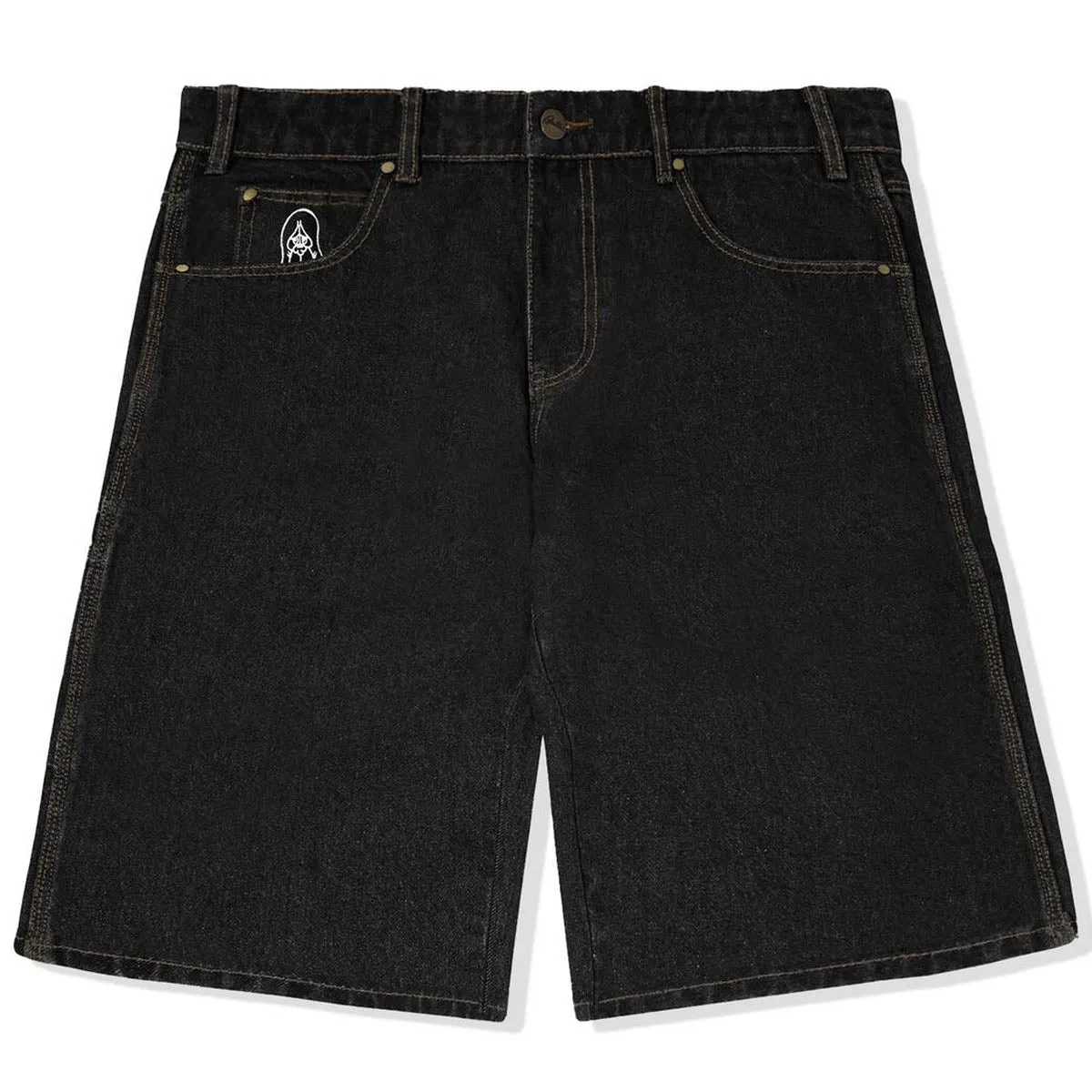 Butter Goods - Hound Denim Shorts Washed Black