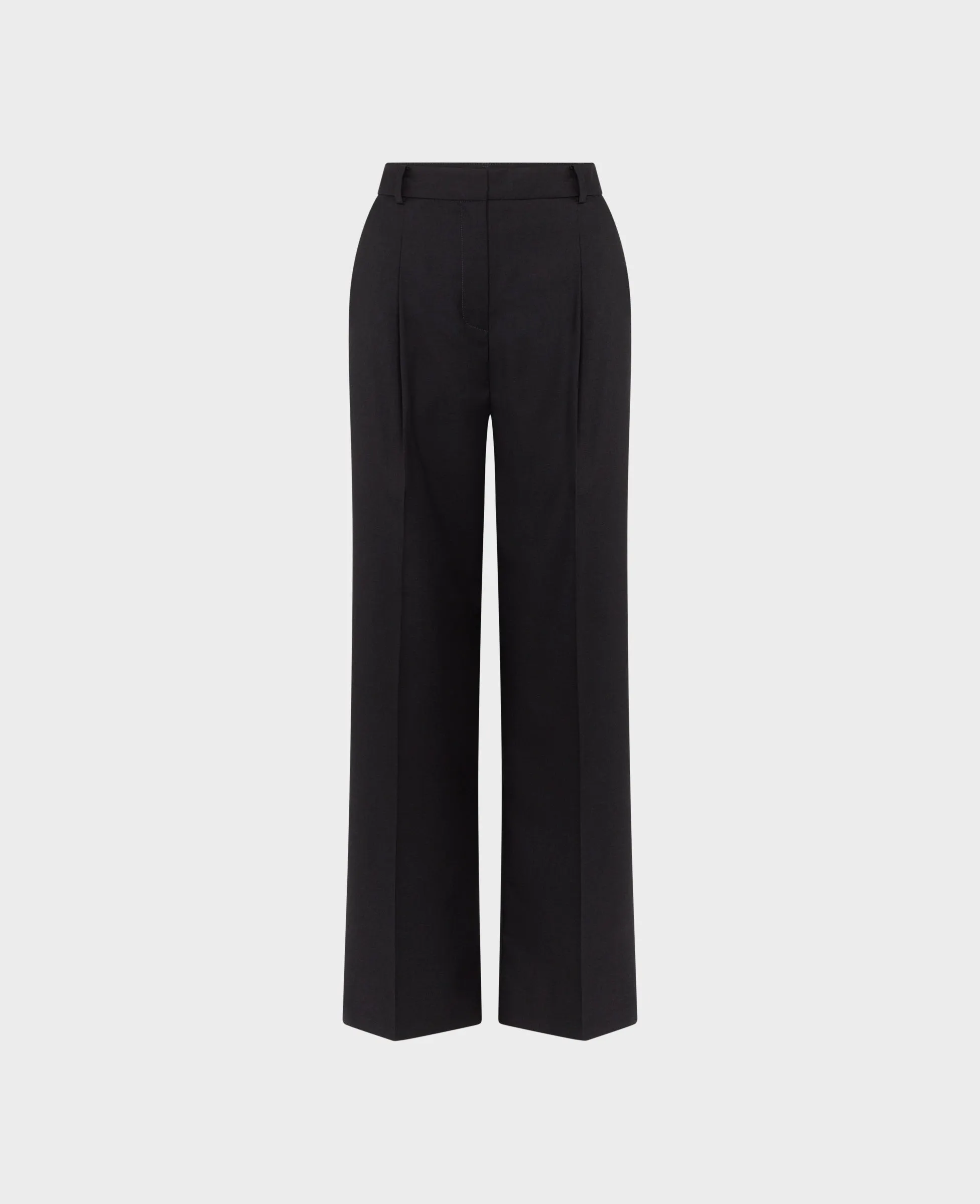 Cheston Wide Leg Wool Trousers