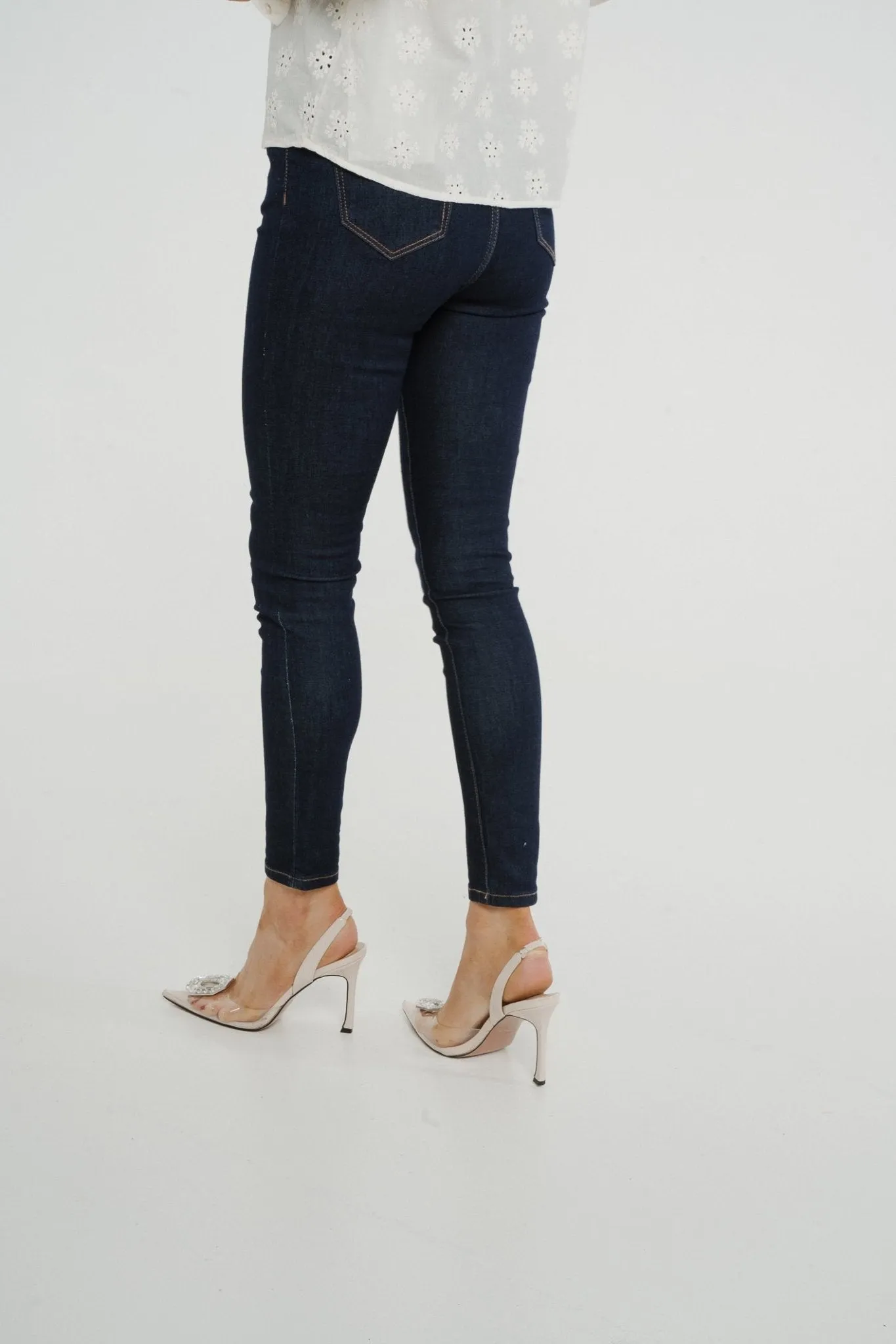 Cindy High Waist Skinny Jean In Dark Wash