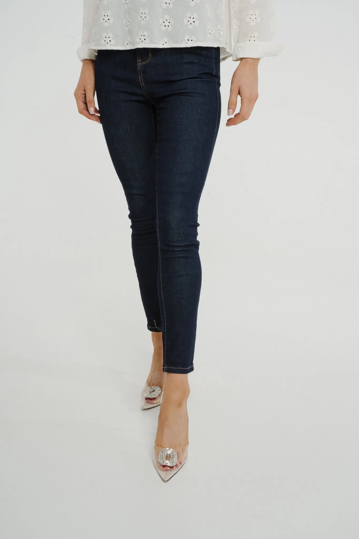 Cindy High Waist Skinny Jean In Dark Wash