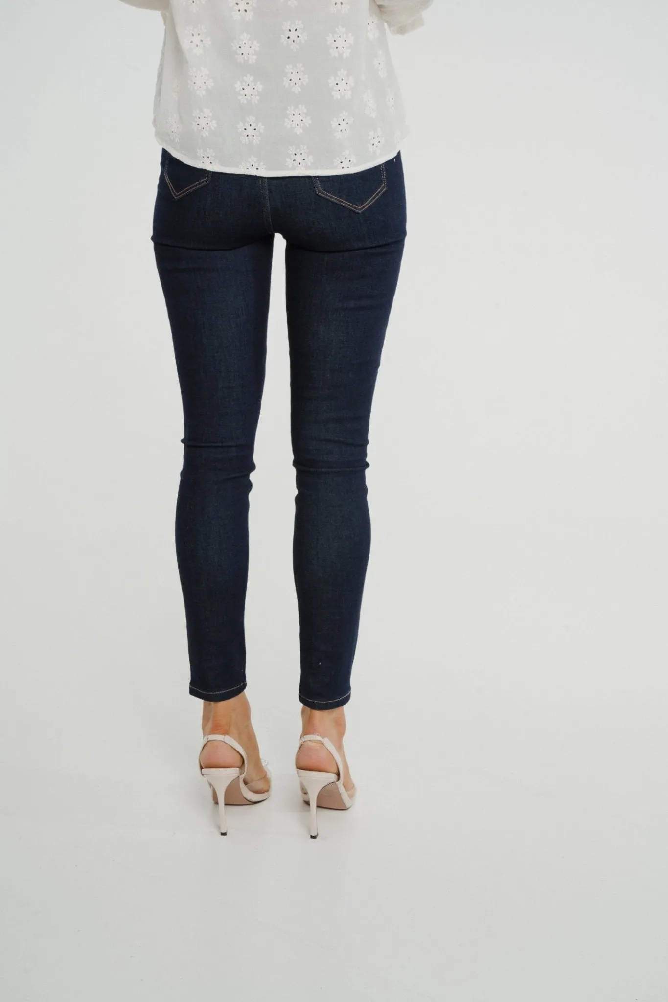 Cindy High Waist Skinny Jean In Dark Wash