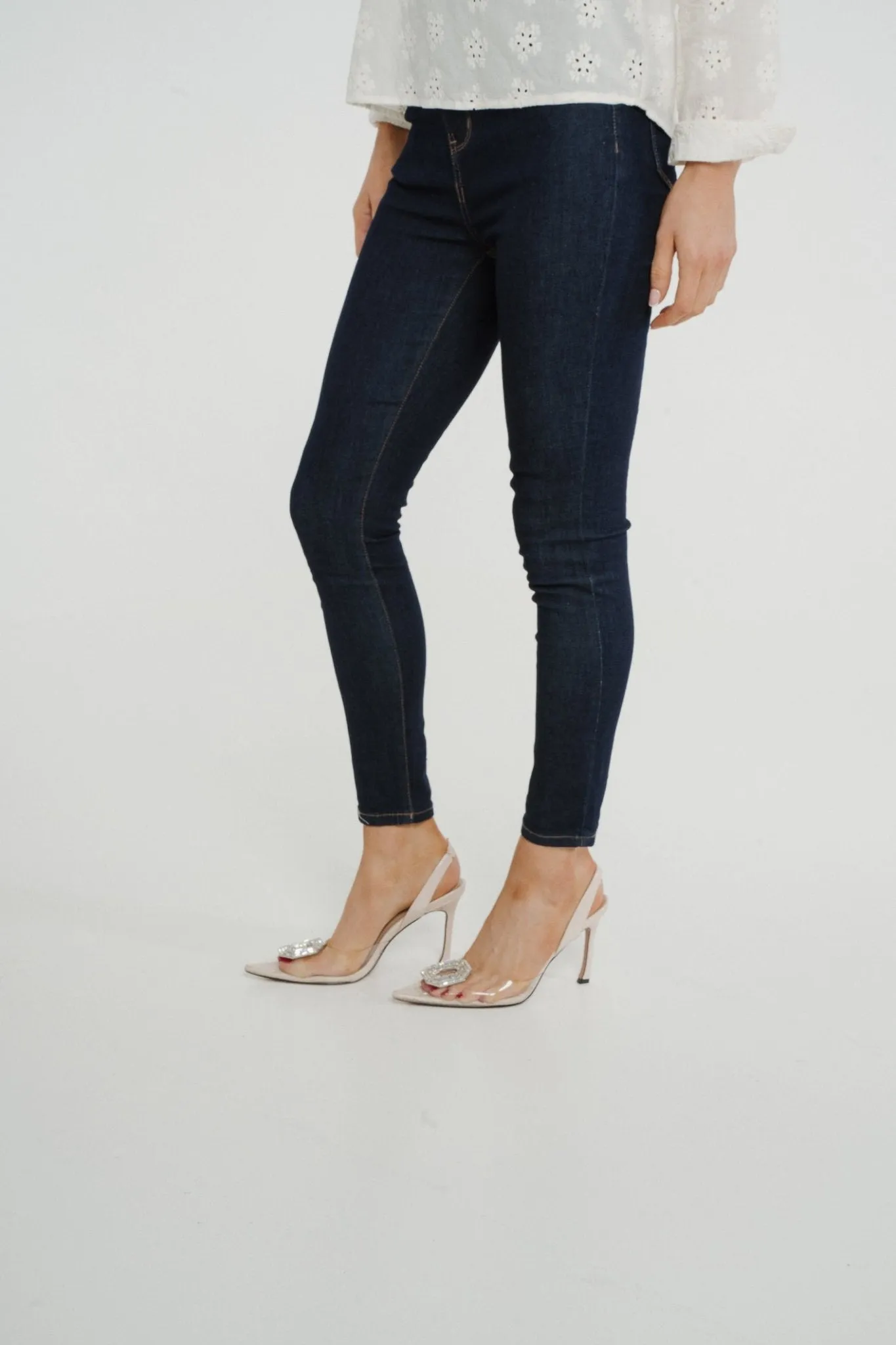 Cindy High Waist Skinny Jean In Dark Wash