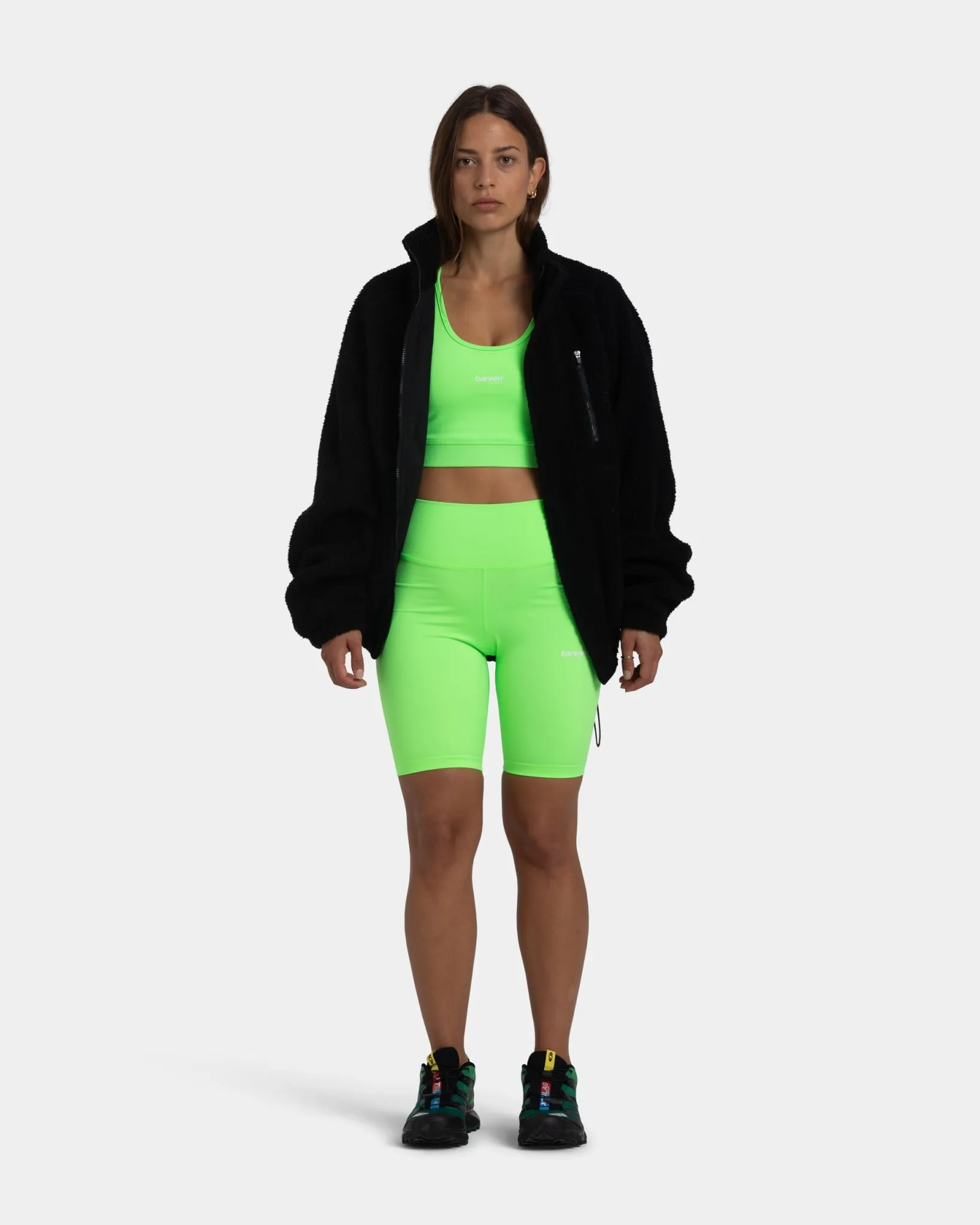 Classic Bike Shorts, Women - Neon Green