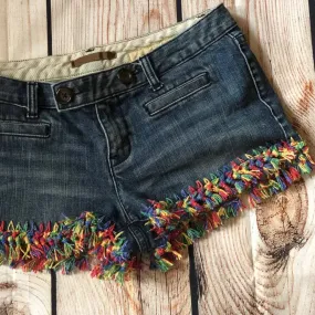 DIY Upcycled Fringe Shorts Kit