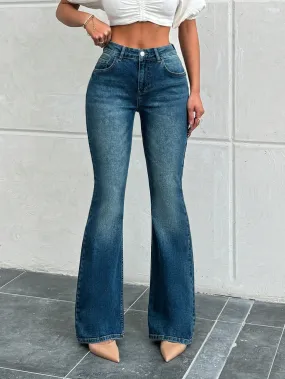 Dusk Blue Wash Bootcut Jeans