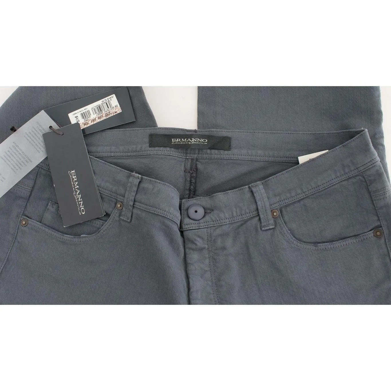 Ermanno Scervino Chic Slim Fit Bootcut Denim Indulgence