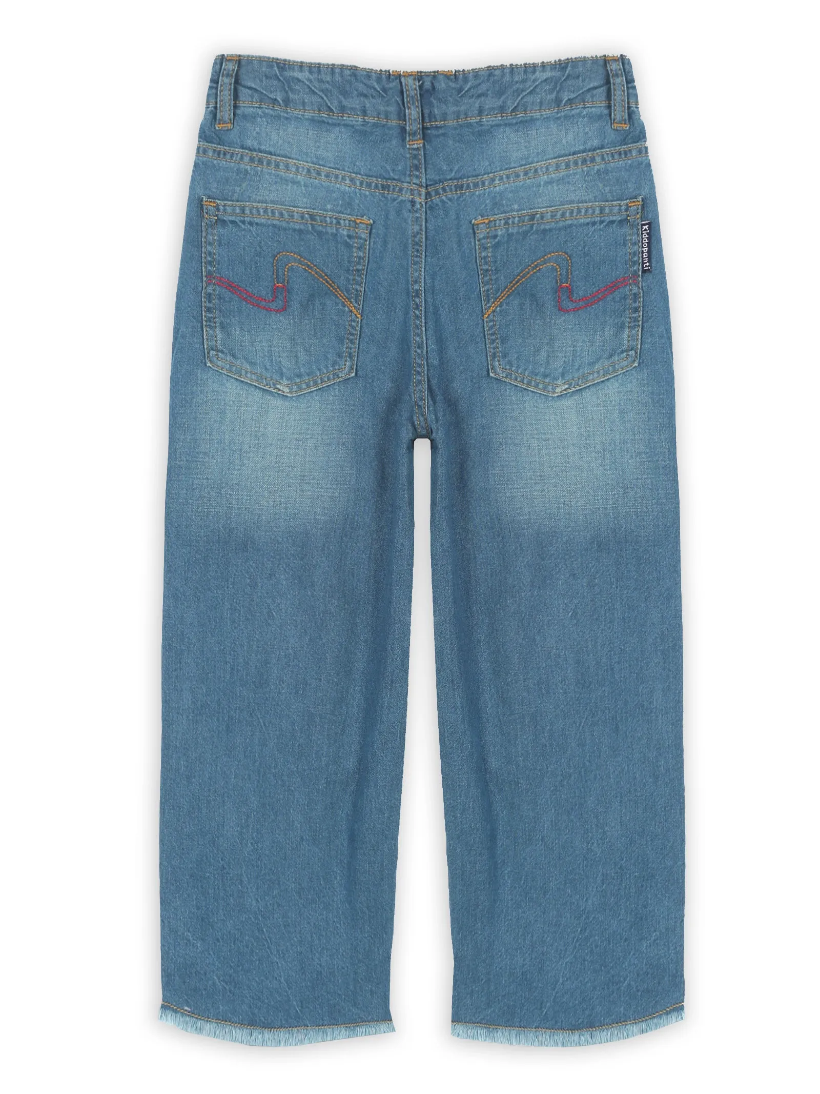 Girls Flared Jeans Pant