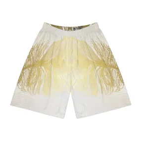 Golden Feathers - Inovax Men’s Sports Shorts