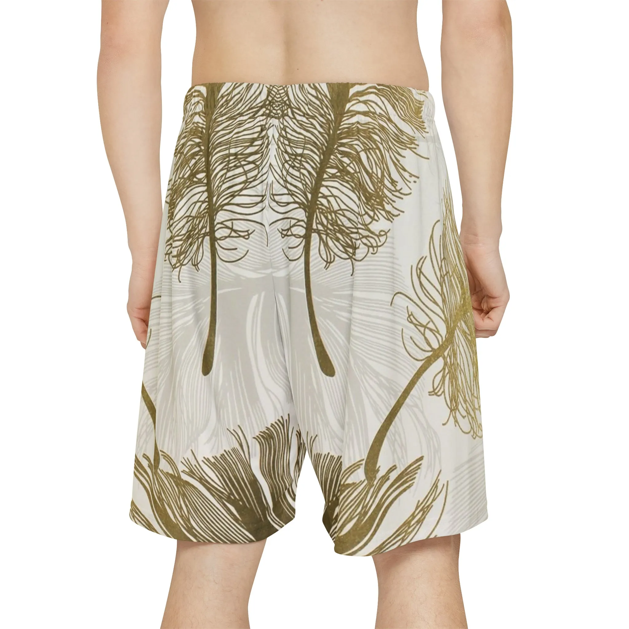 Golden Feathers - Inovax Men’s Sports Shorts