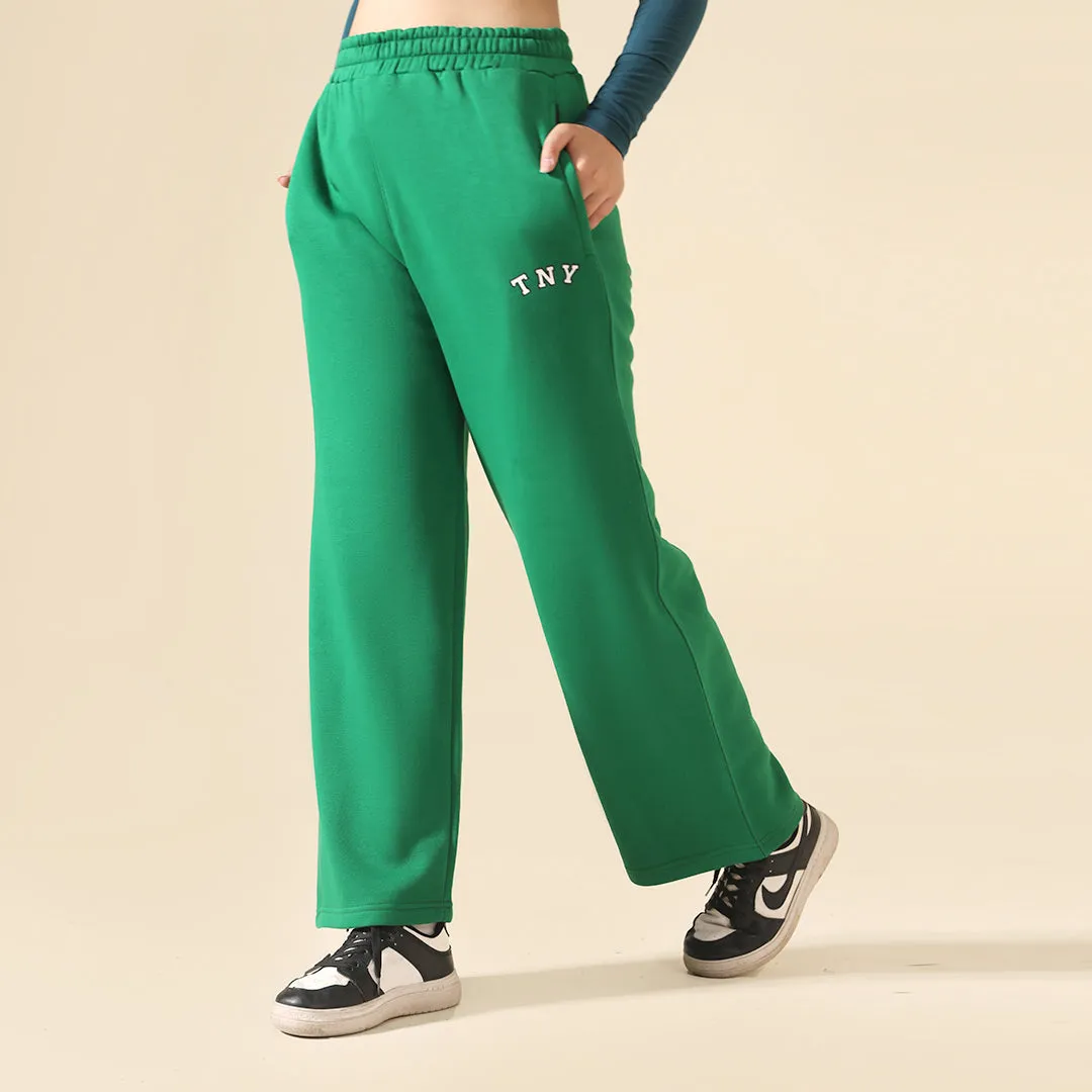 Green Relax Fit Fleece Unisex Trouser