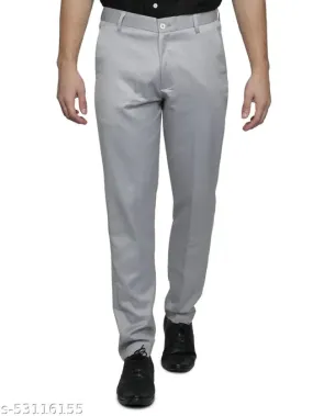 Haul Chic's Light grey Formal Trouser