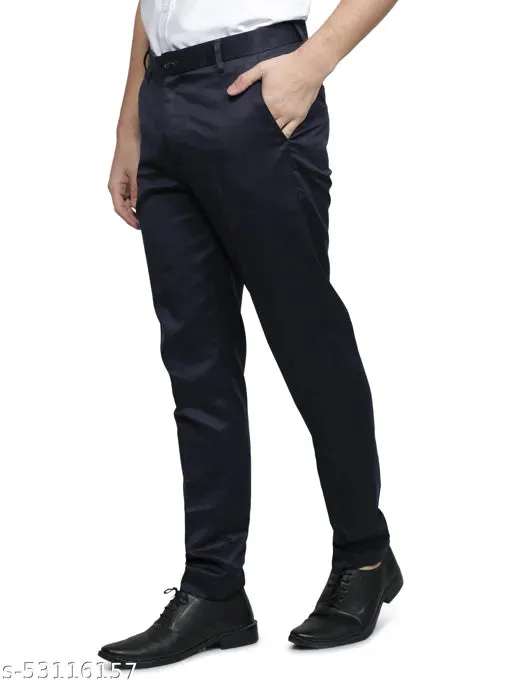 Haul Chic's Navy Blue Formal Trouser