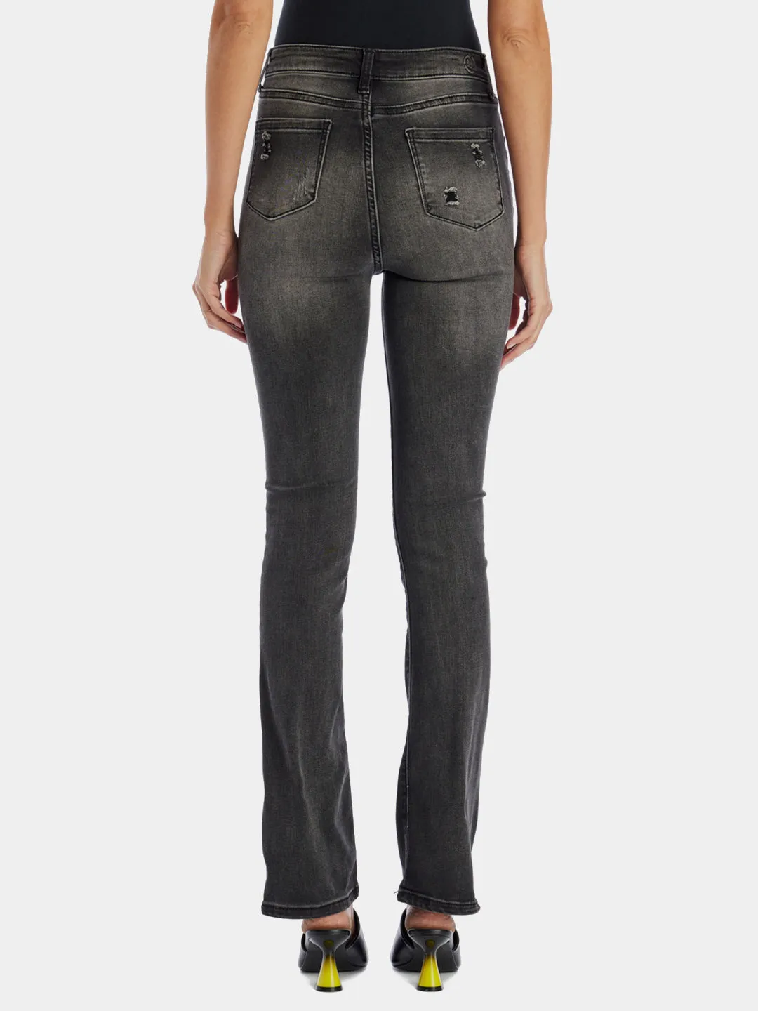 High Rise Demi Bootcut Jeans