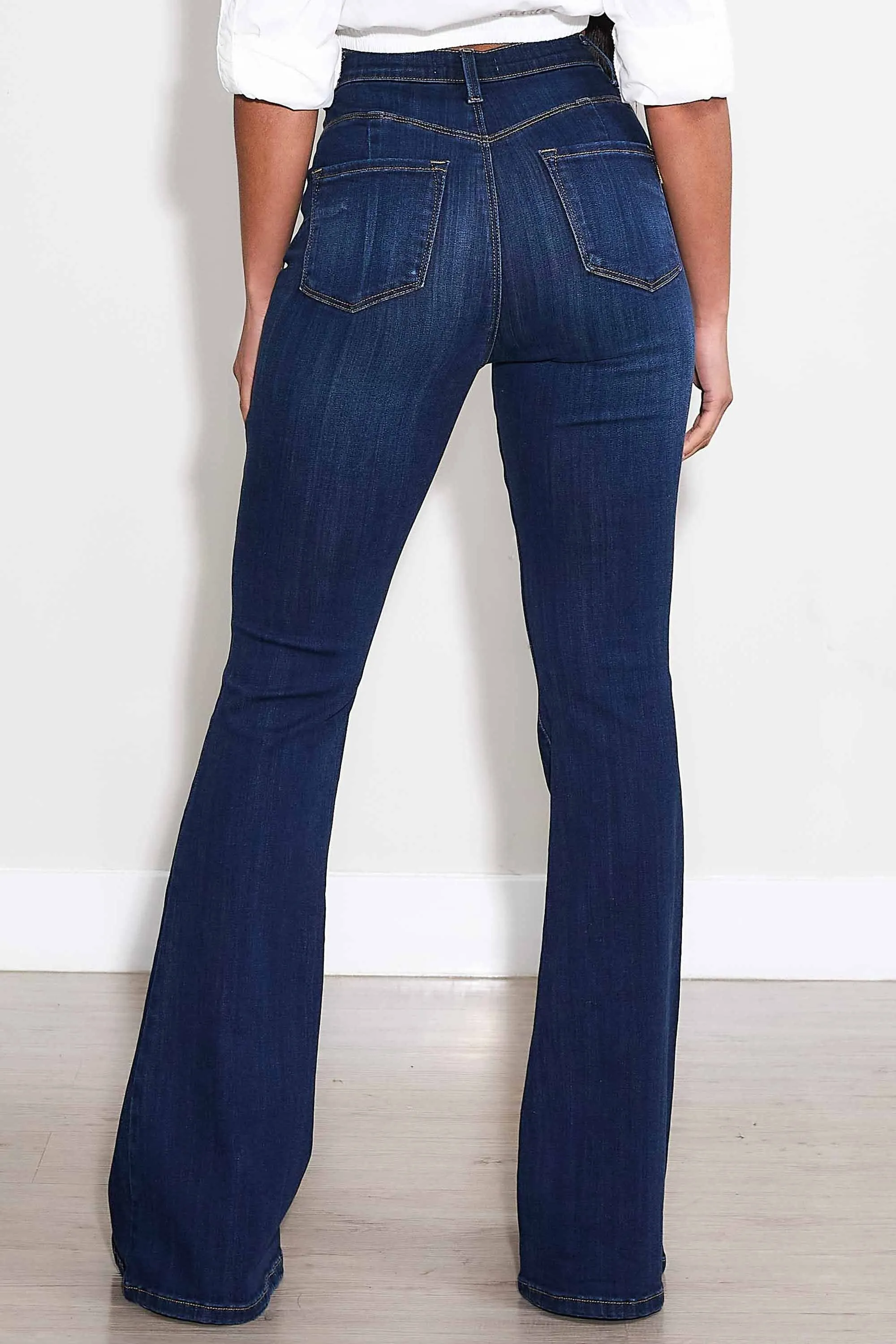 High Waisted Core Flare Jeans