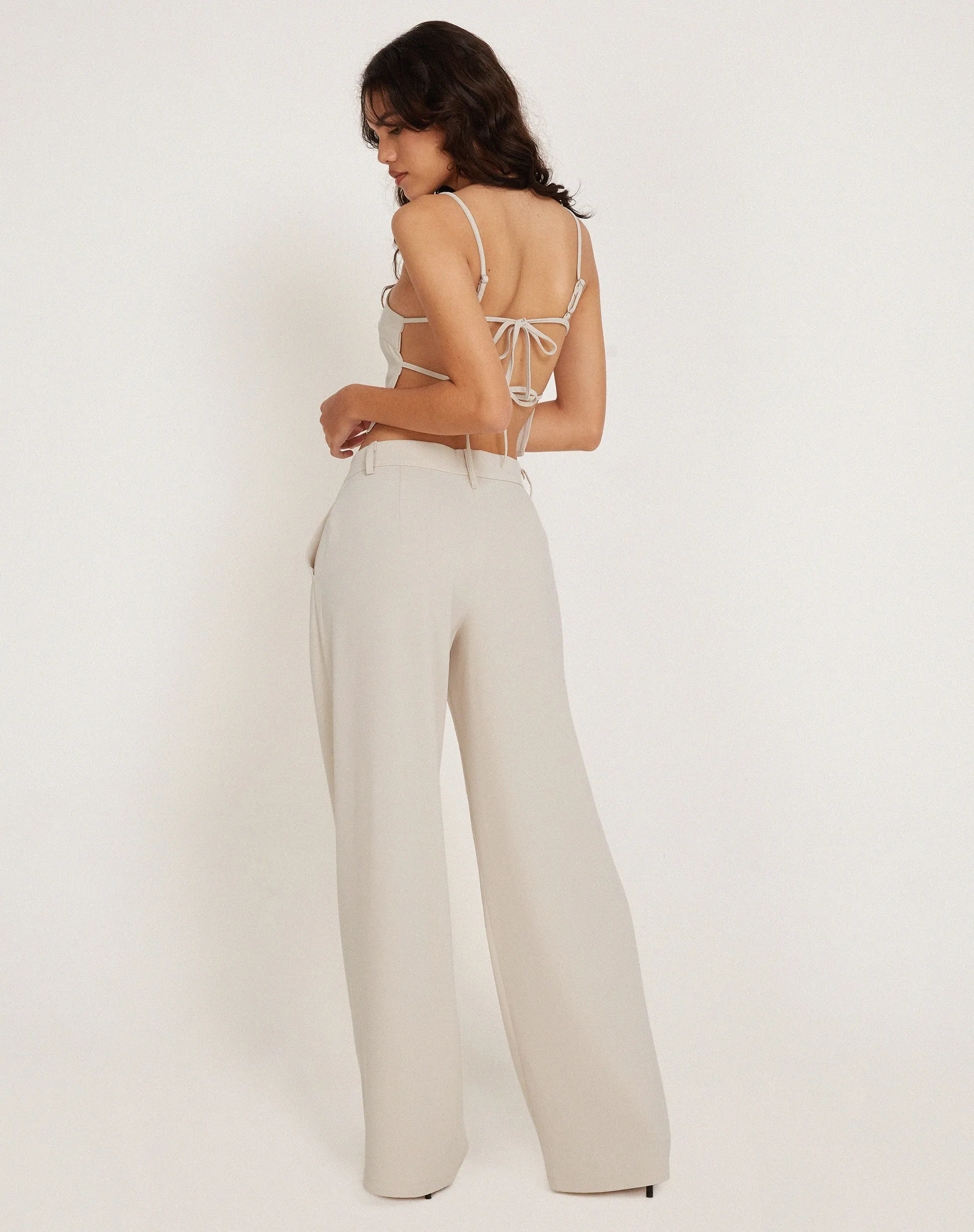 Jabba Trouser in Light Cream