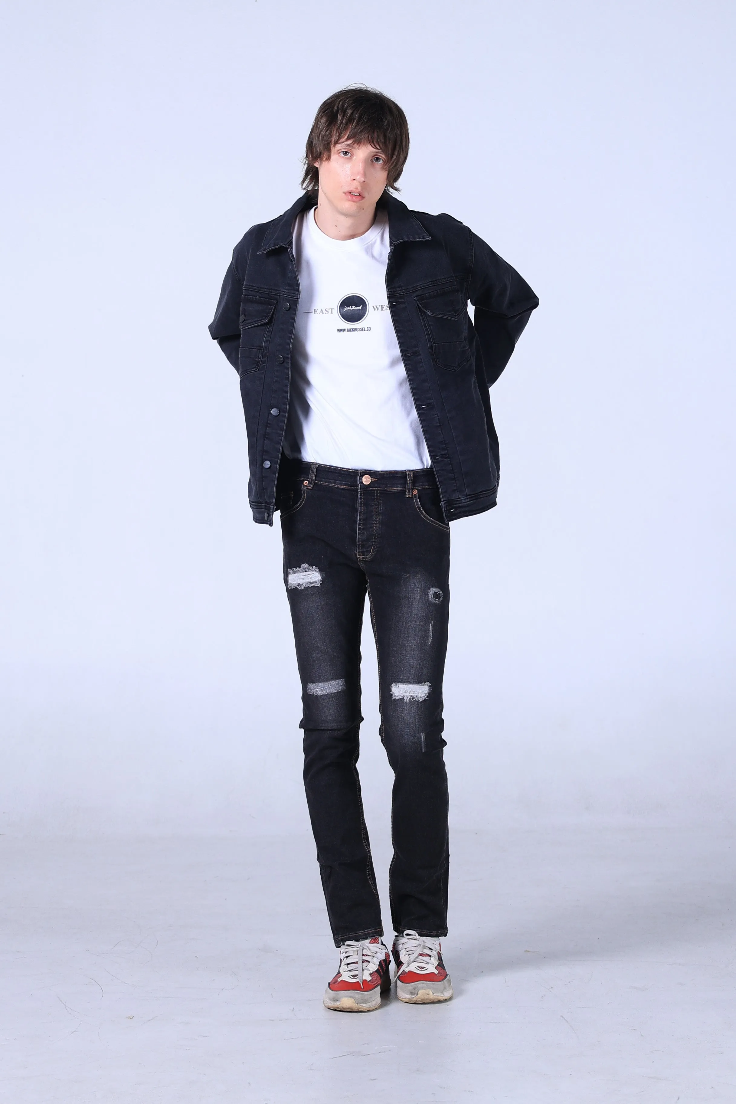 Jack Russel - Men Jeans - Handwerk J-ROCK Skinny Fit Black