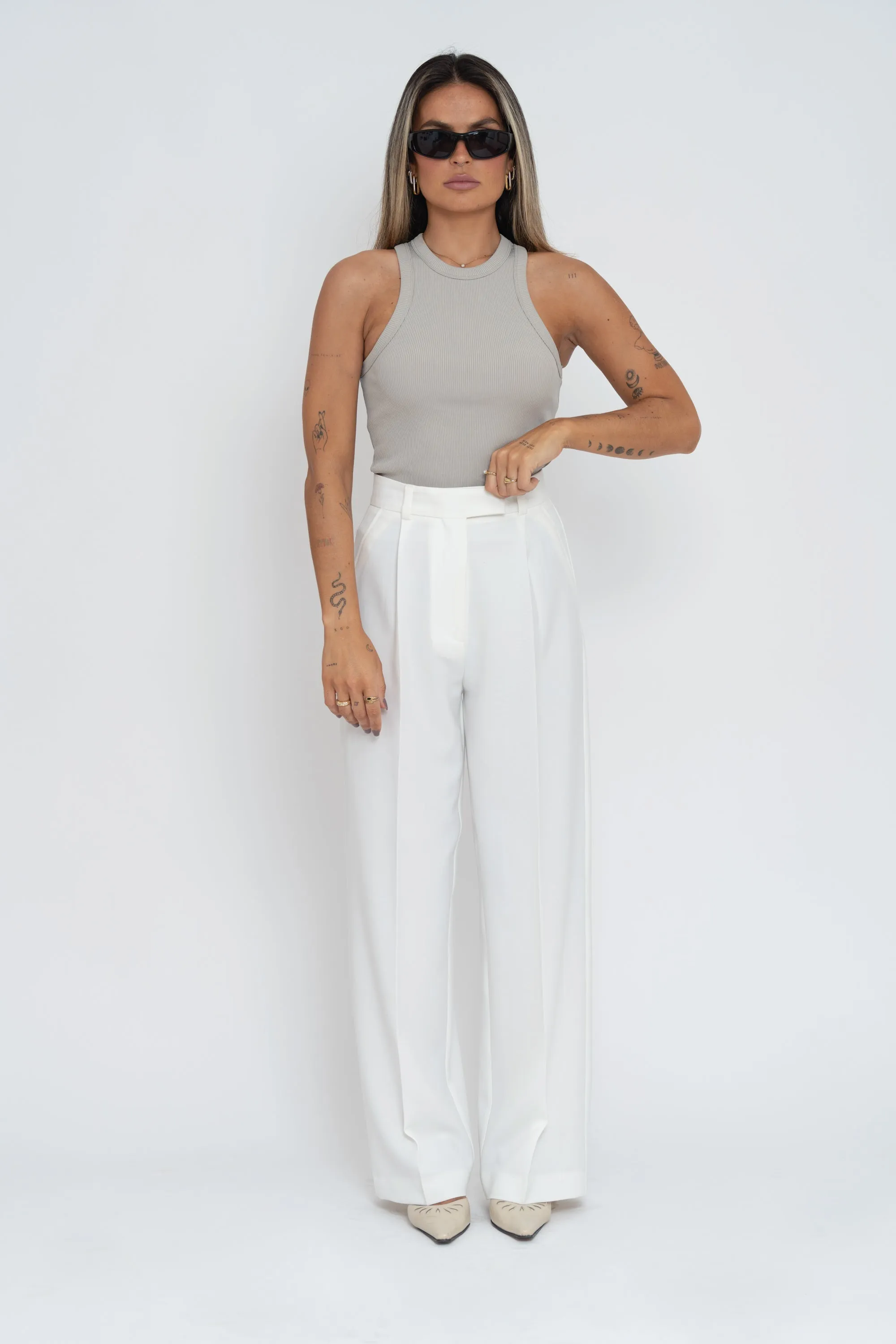 Jagger Tailored Trousers Off-White