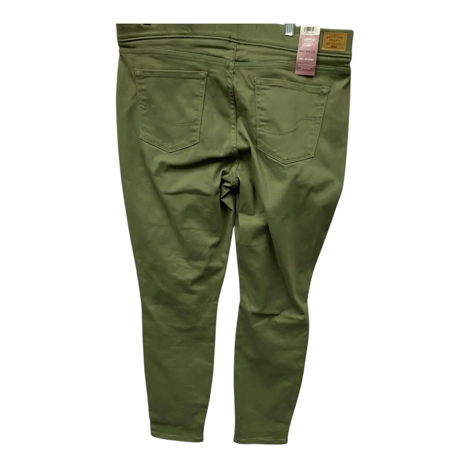 Jeans Skinny By Levis In Green, Size:20