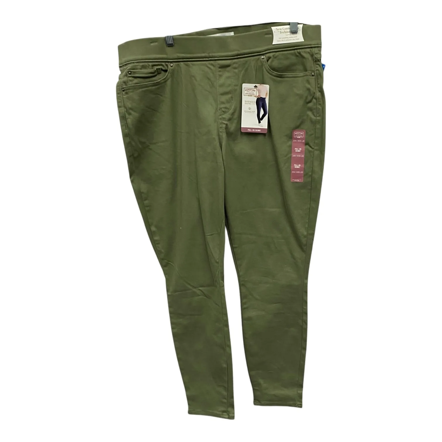 Jeans Skinny By Levis In Green, Size:20