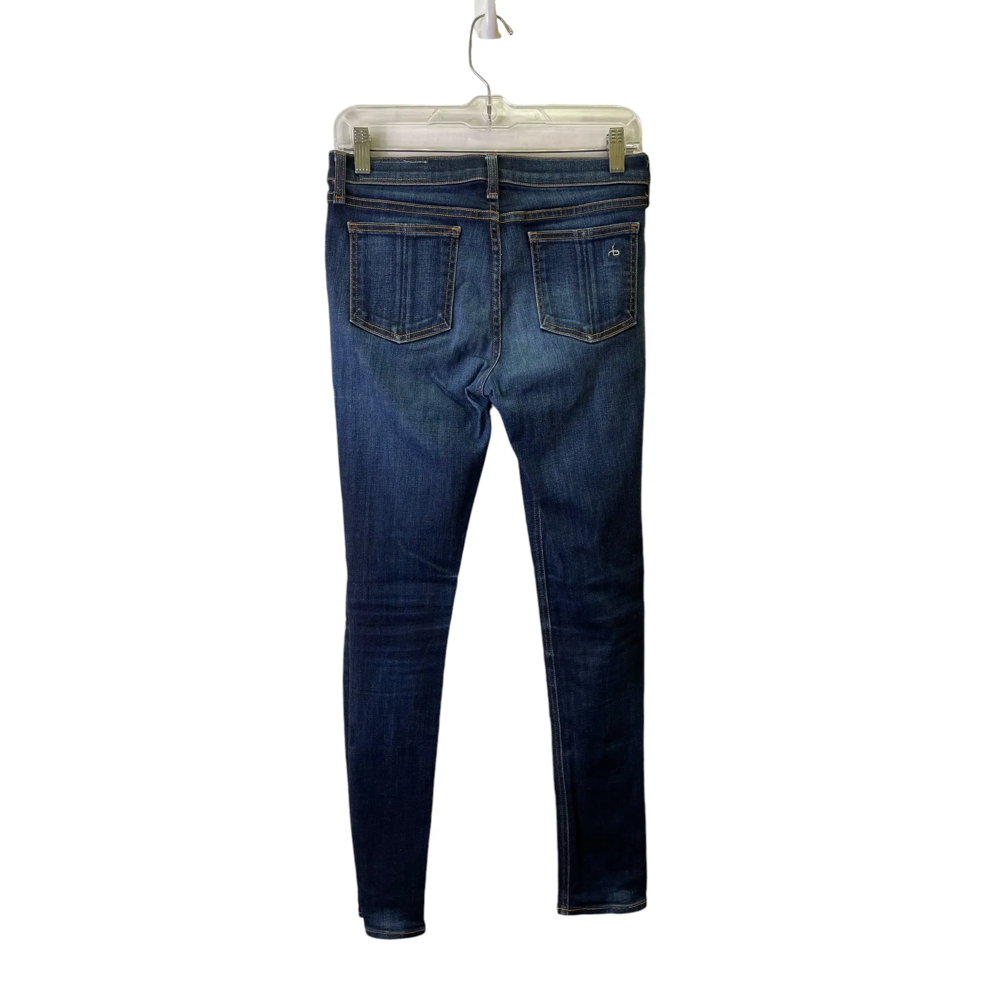 Jeans Skinny By Rag & Bones Jeans In Blue Denim, Size:4