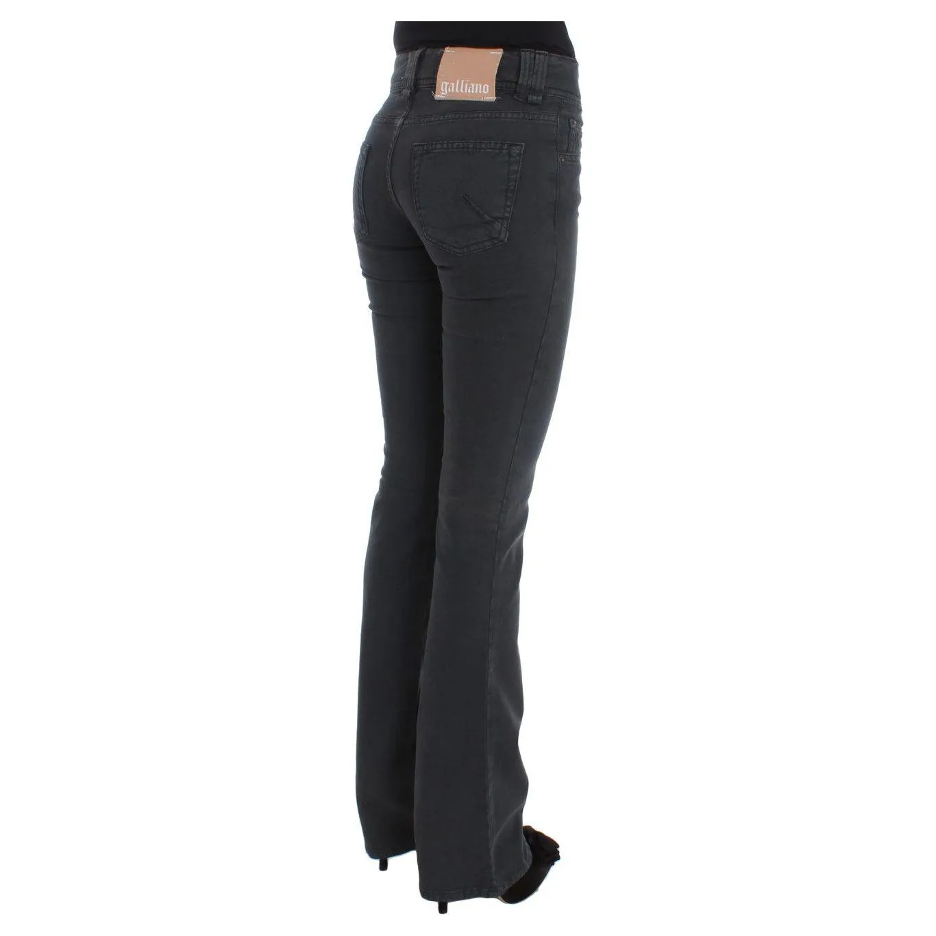 John Galliano Elegant Slim Fit Bootcut Denim Jeans