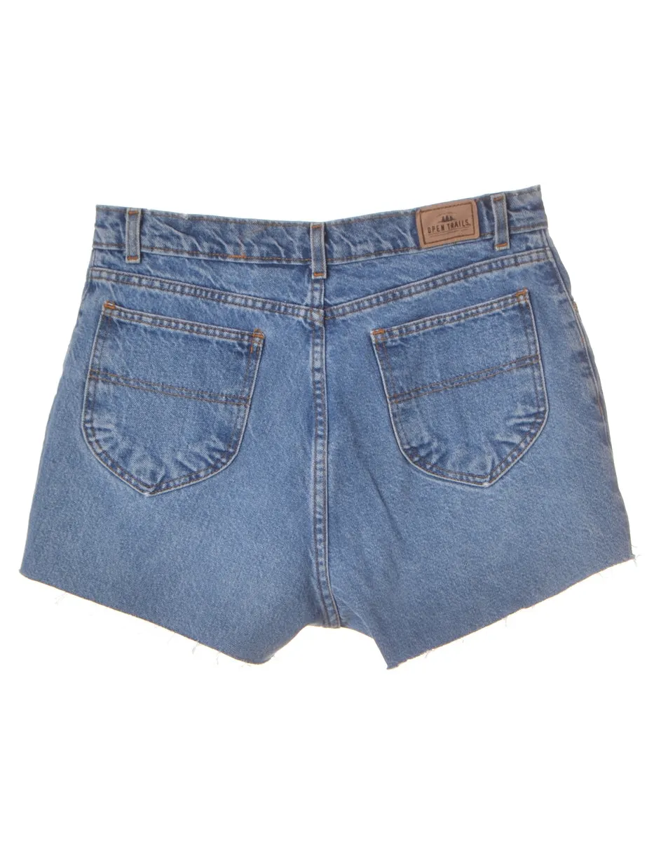 Label Molly Frayed denim shorts