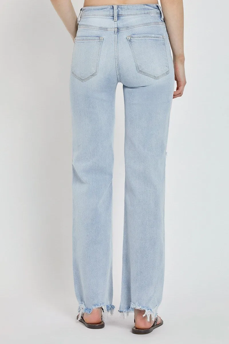 Light Wash Wide Leg Jeans