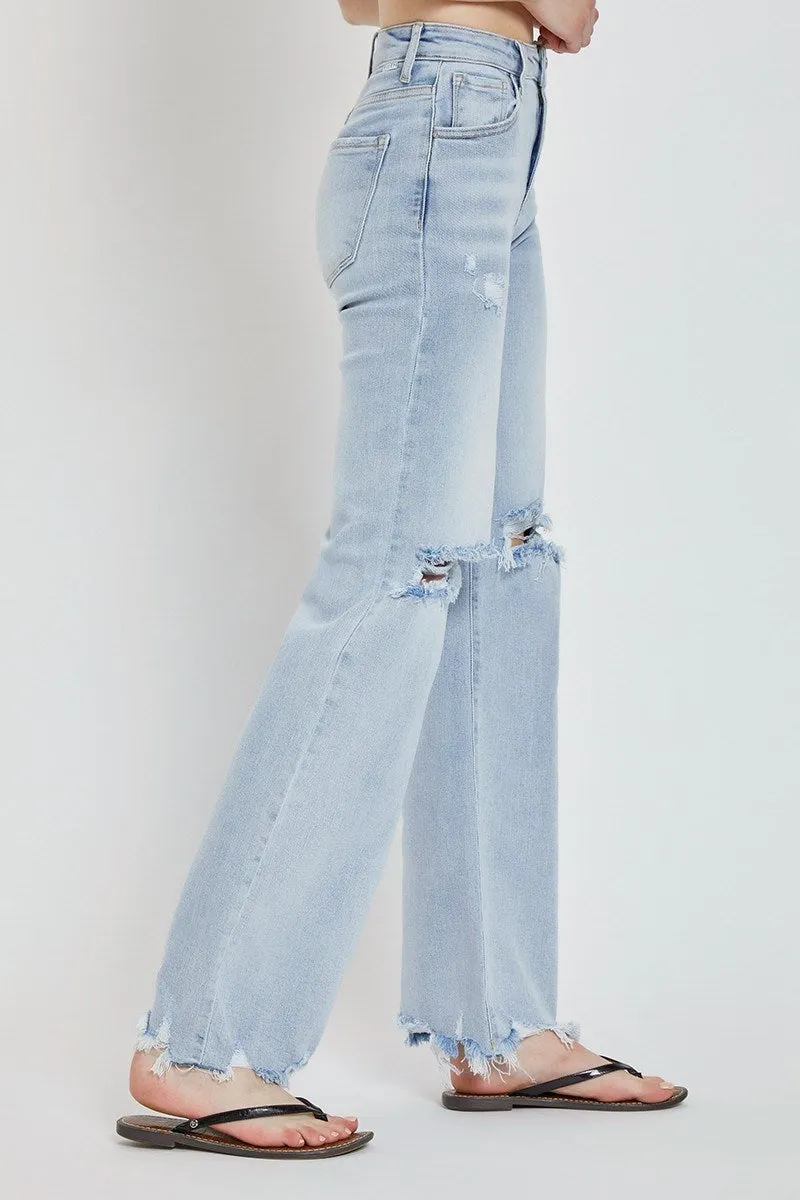 Light Wash Wide Leg Jeans