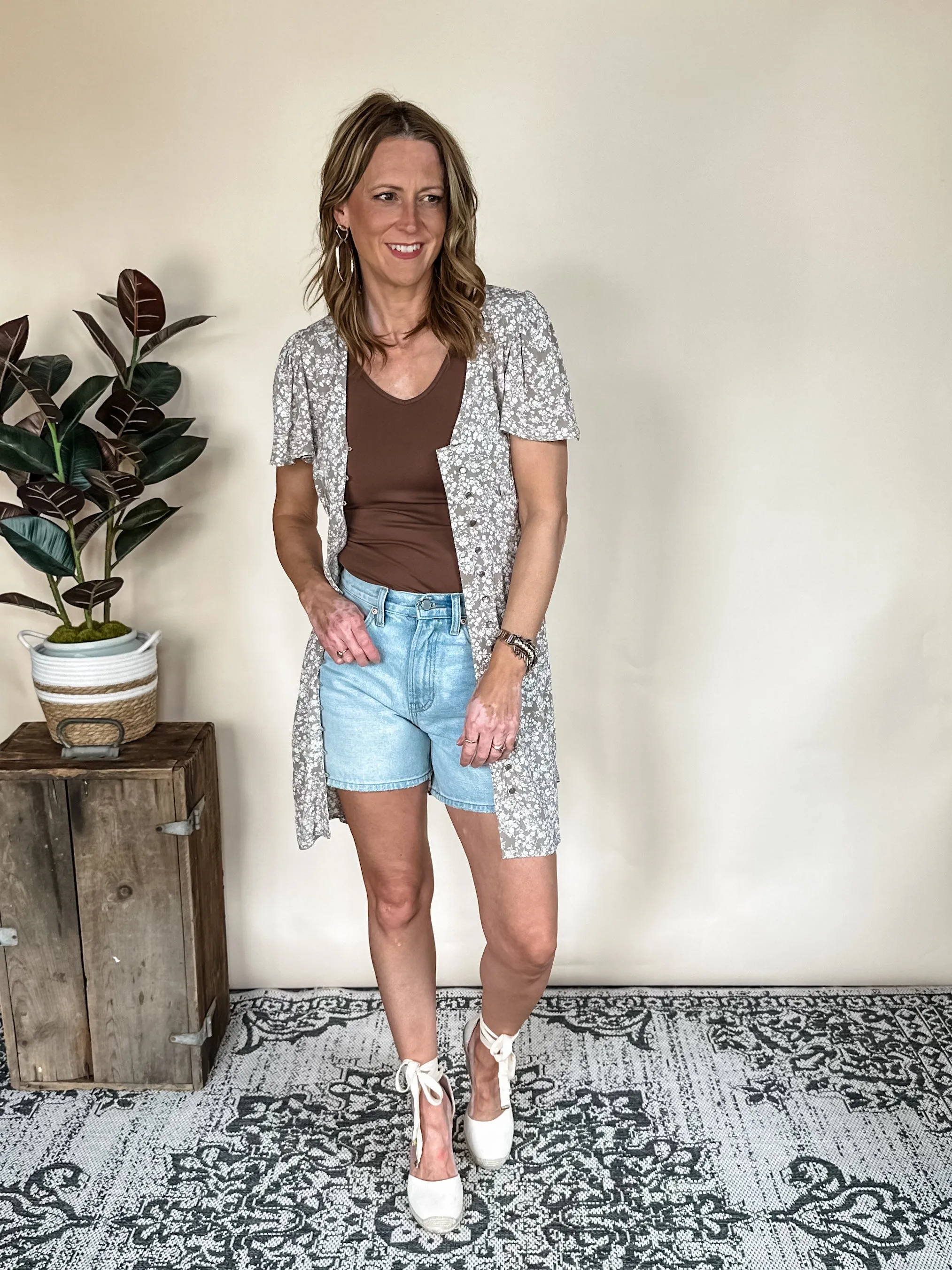 Longer Days Denim Shorts