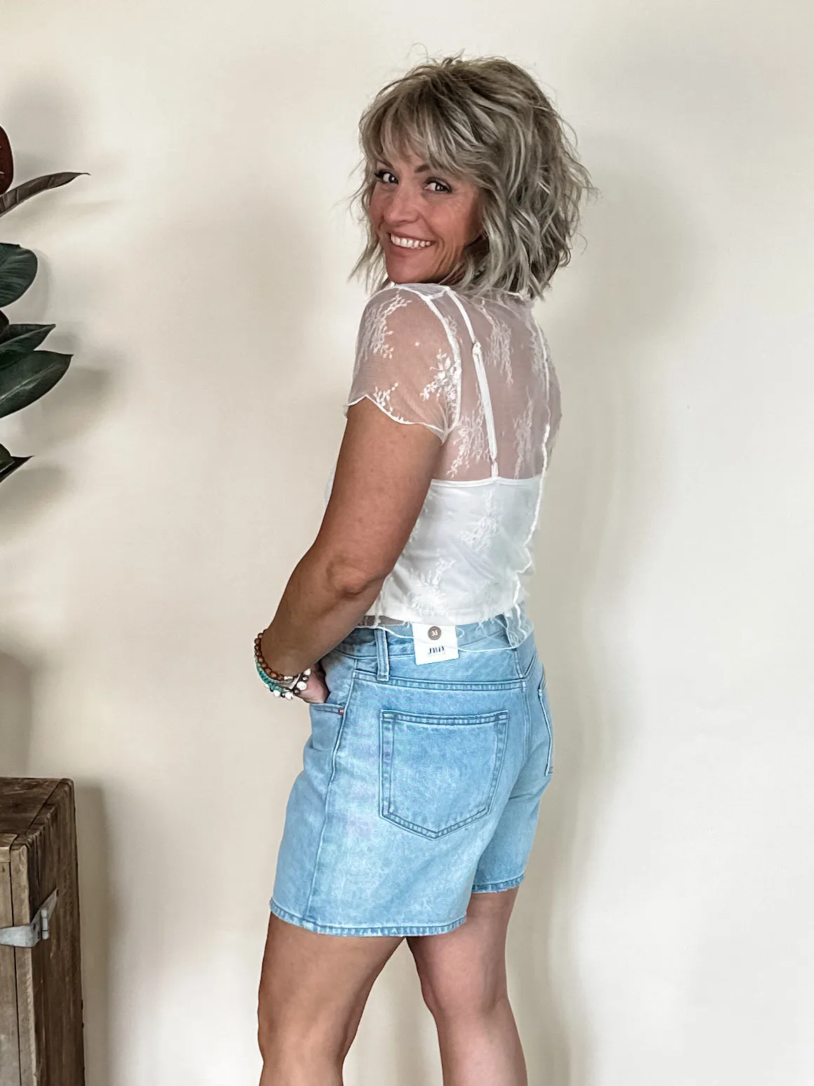 Longer Days Denim Shorts