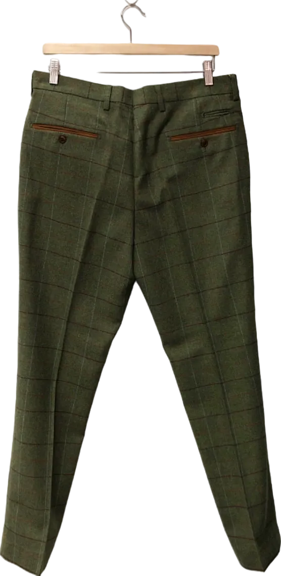 Marc Darcy Moss Green Ellis Trousers 34R