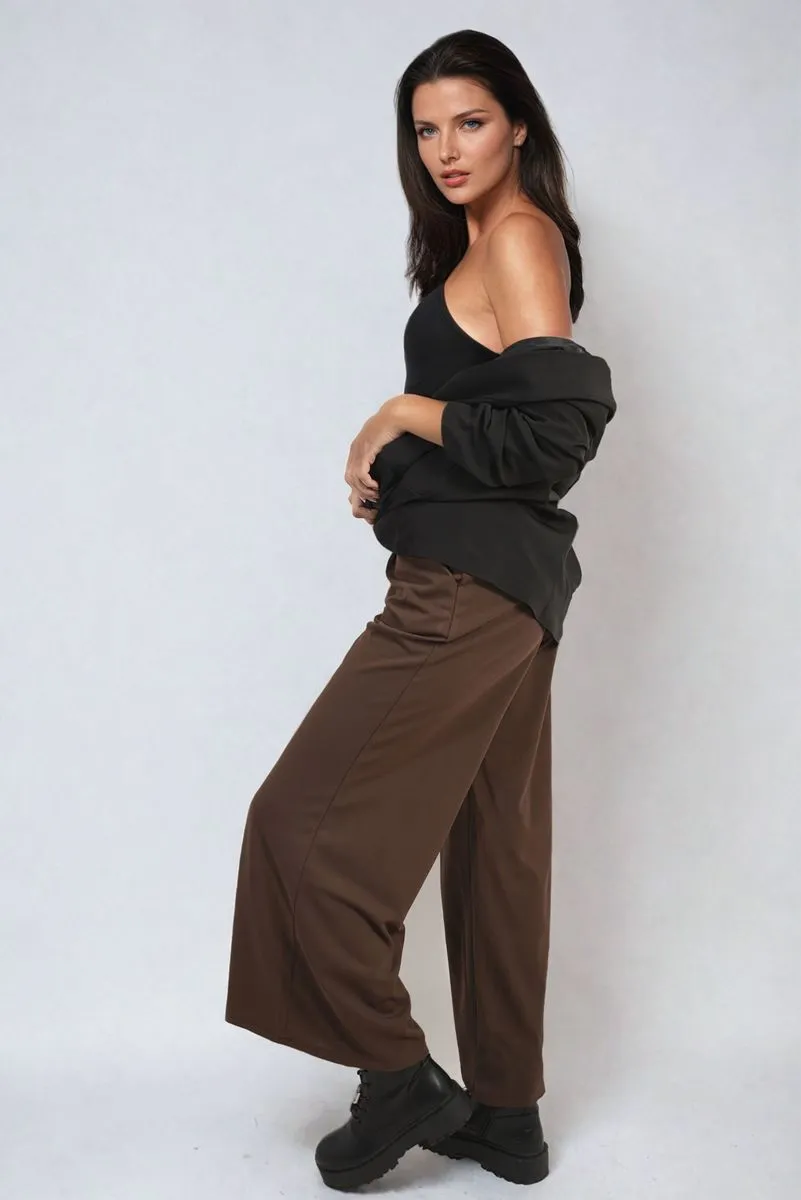 Mariana Belted High Waist Wide Leg Trouser