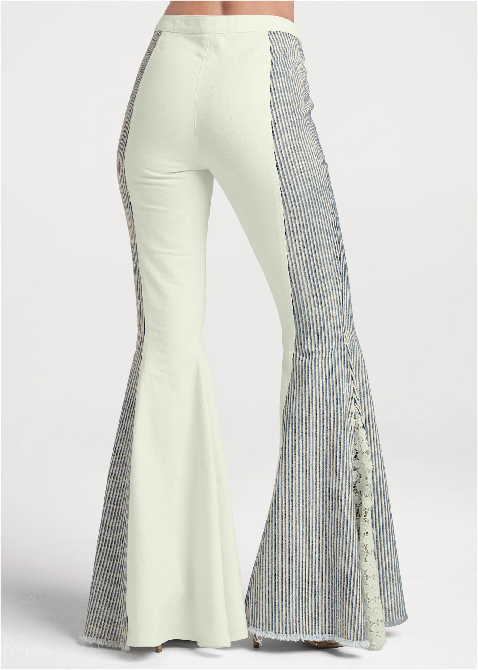 New Vintage Flare Jeans - Natural Multi