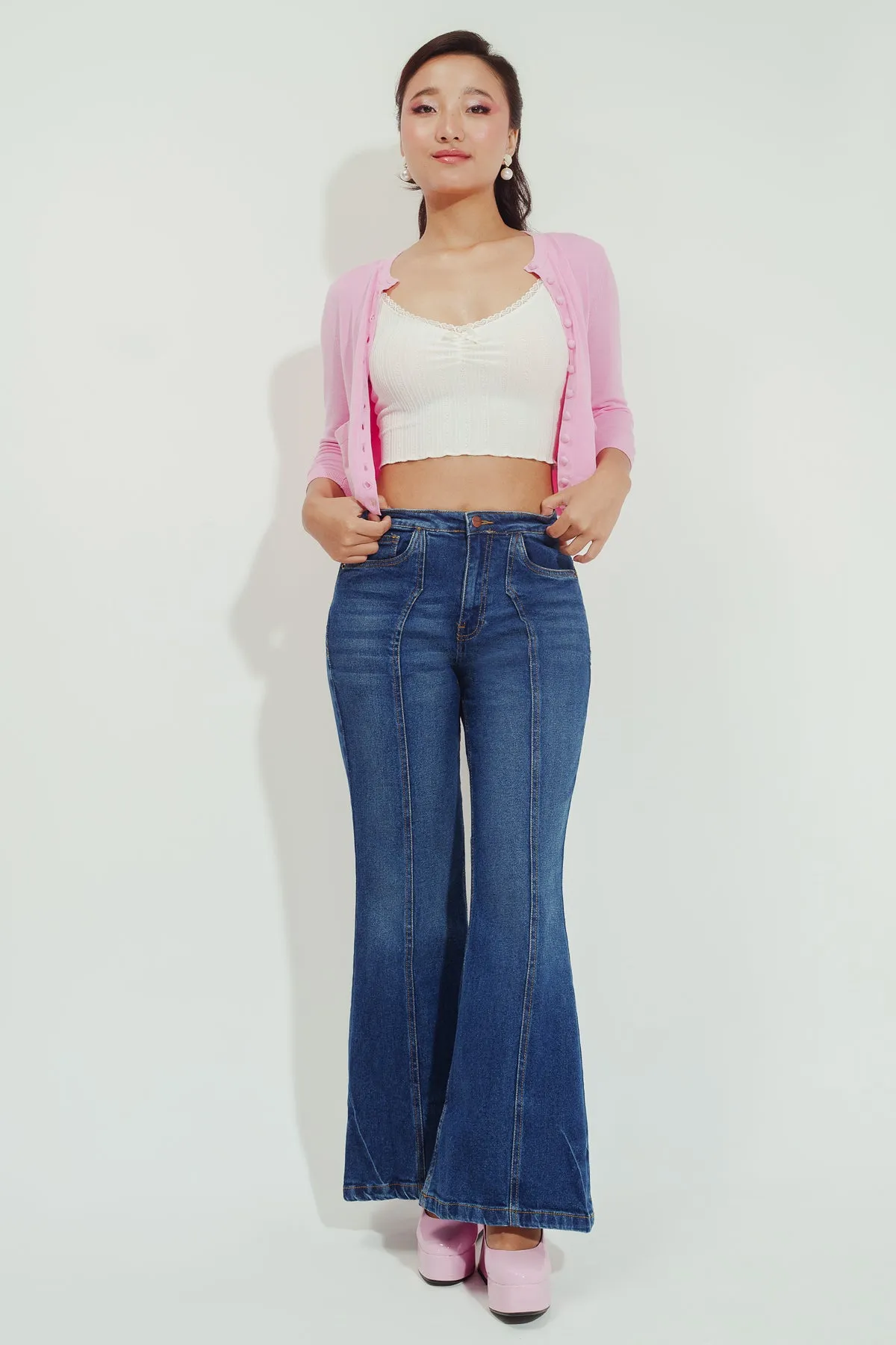 Retro Bootcut Flared Jeans