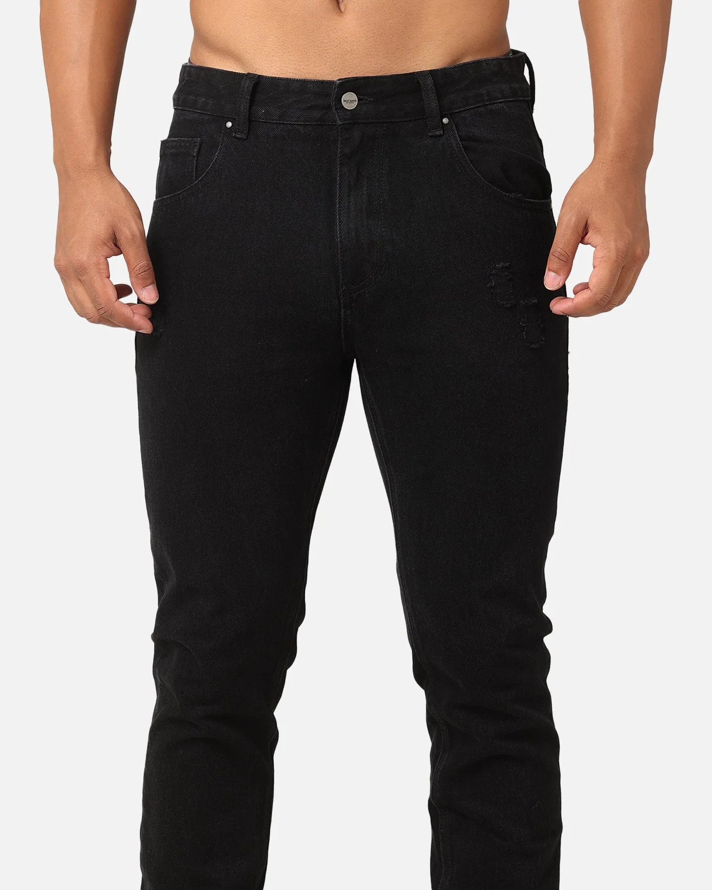 Saint Morta Fimi Distressed Jeans Washed Black