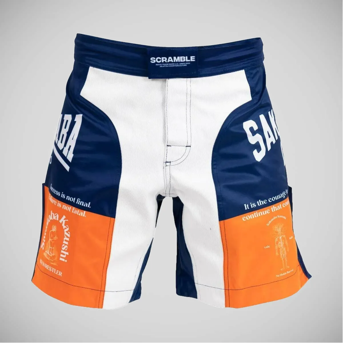 Scramble Saku Hybrid Grappling Shorts Blue/White