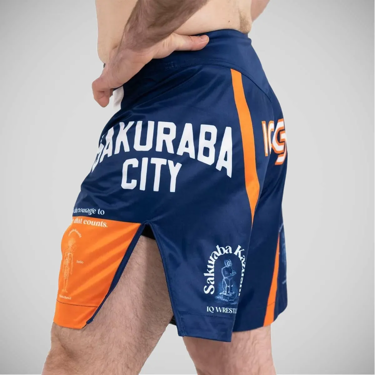 Scramble Saku Hybrid Grappling Shorts Blue/White