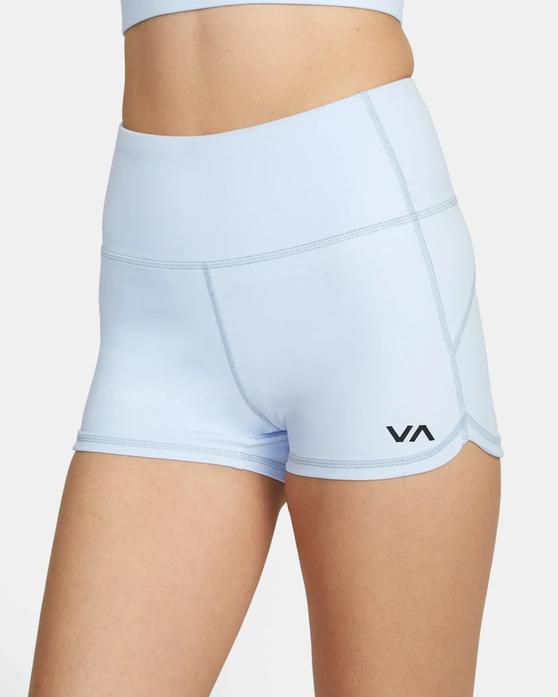 Shorty Workout Shorts - Halogen Blue