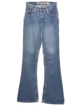 Stonewash Flared Jeans - W24 L34