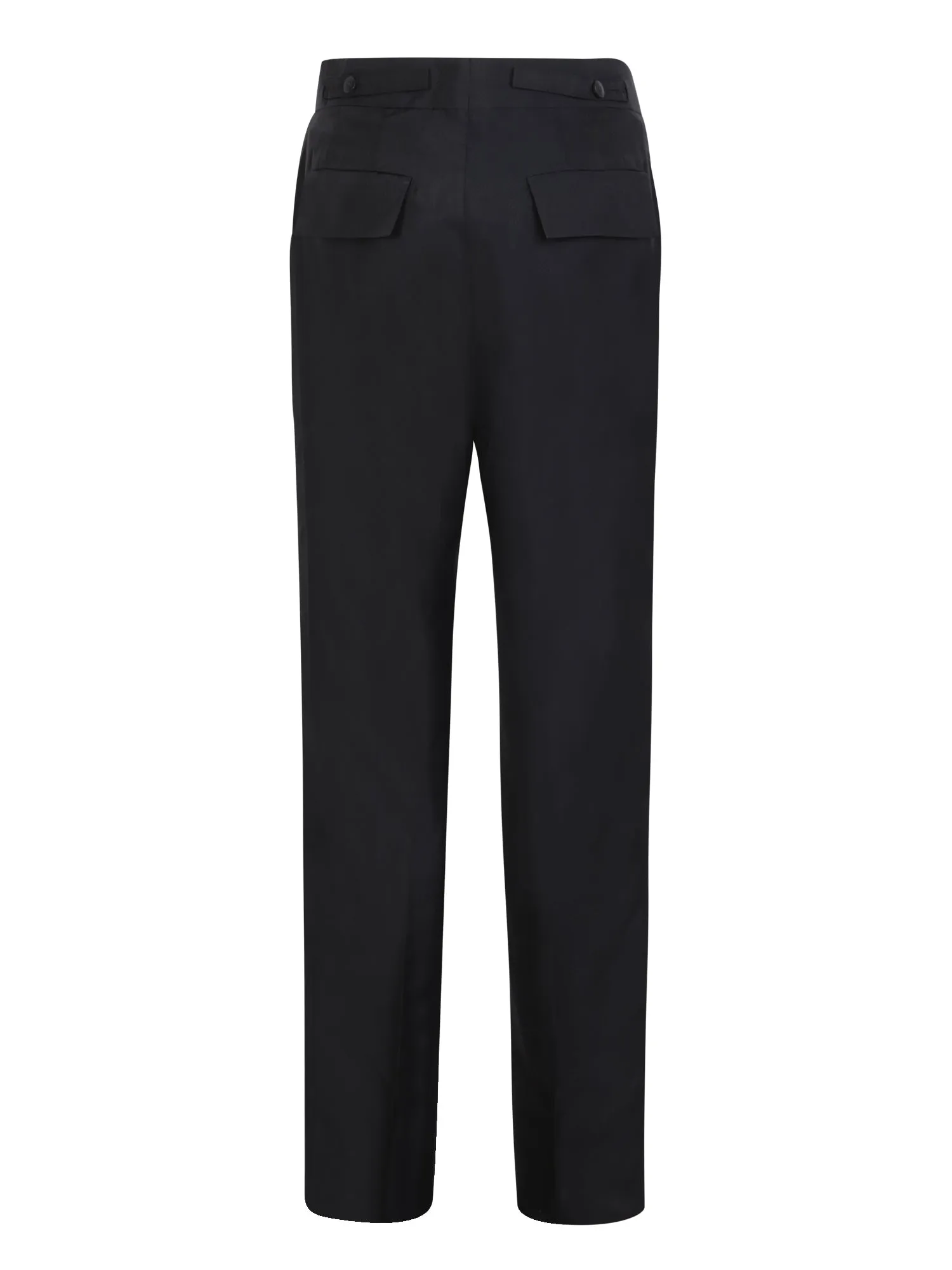 Straight-leg tailored trousers