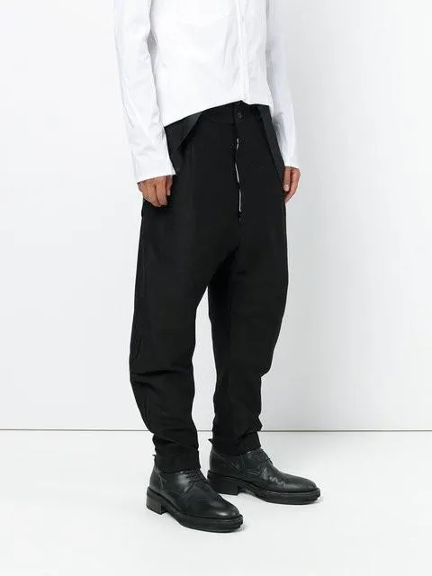 Suspender Wide Leg Pant