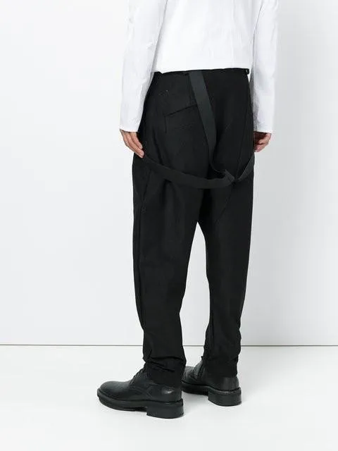 Suspender Wide Leg Pant