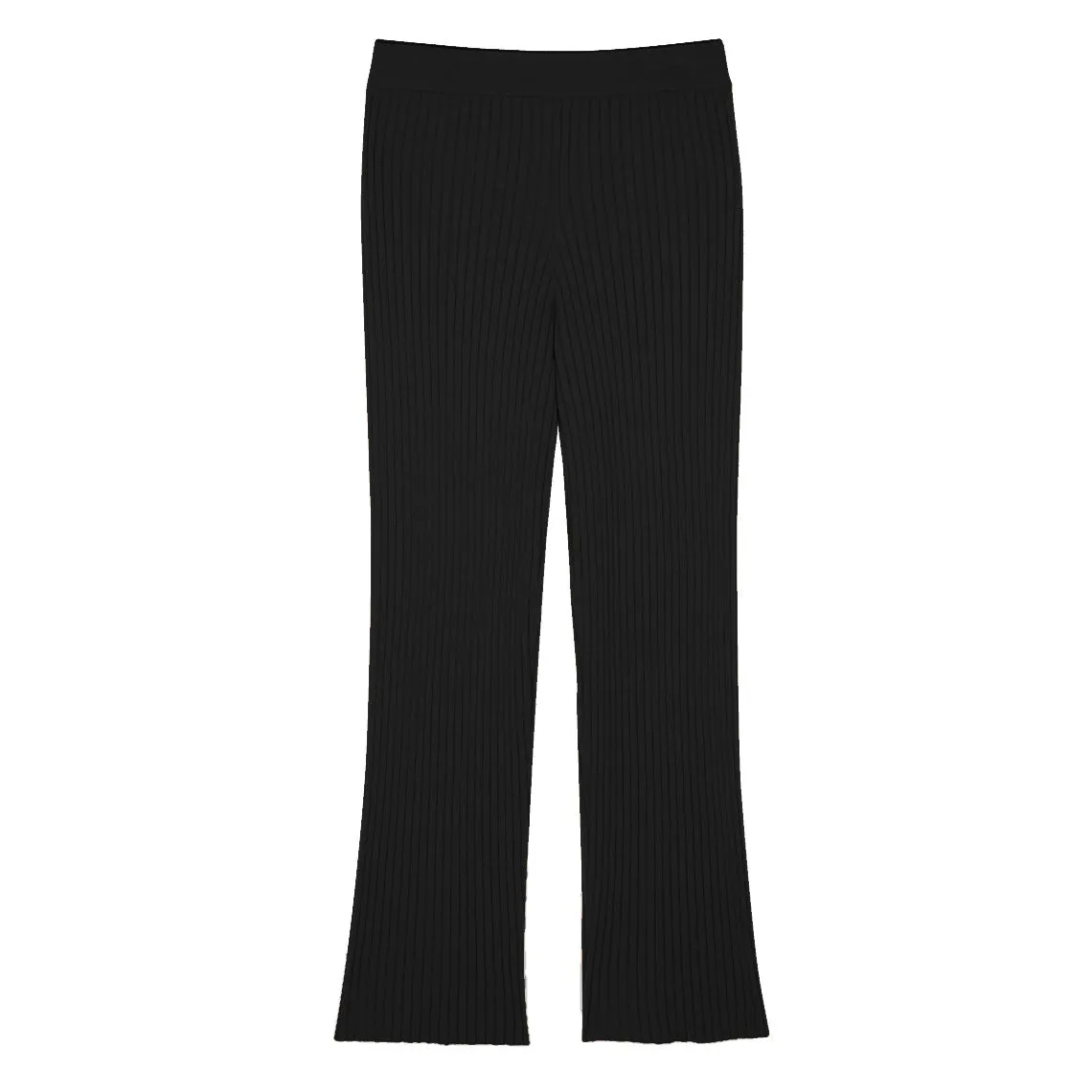 Tailored Knitted Black Trousers