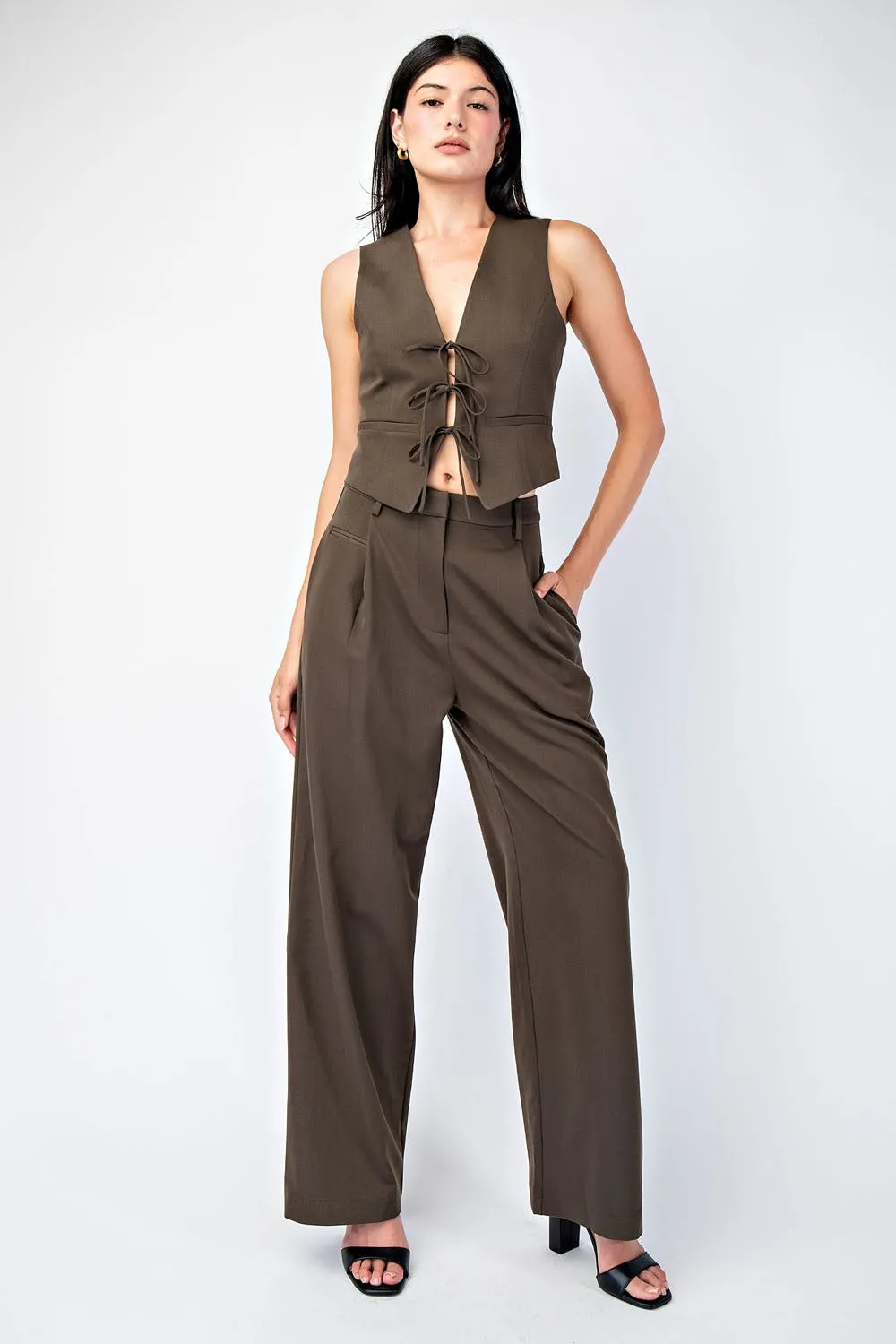 Tailored Pleated Trousers